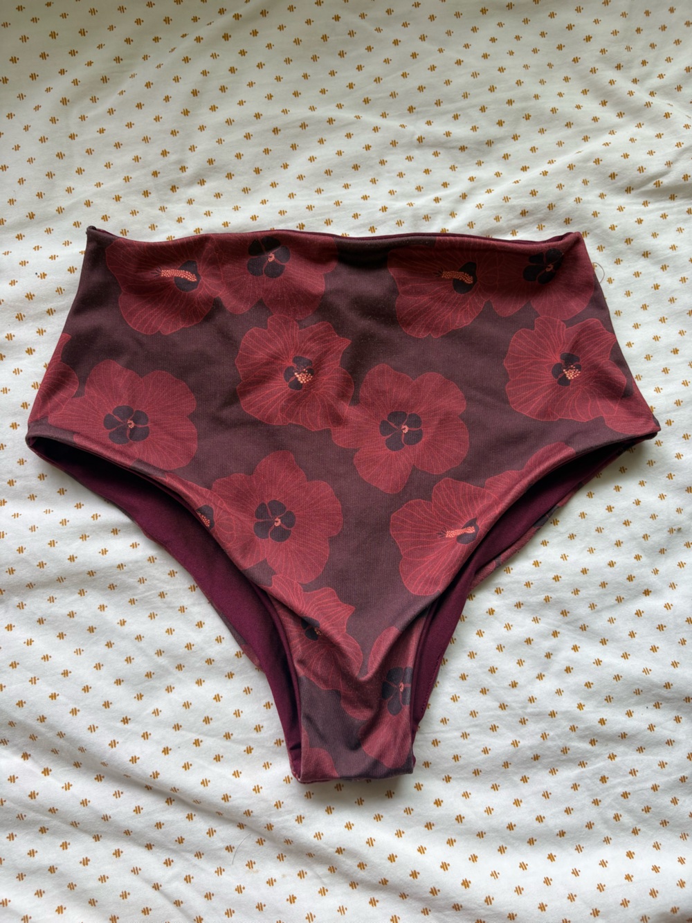 Kalokini Reversible High waisted Swim Bottoms